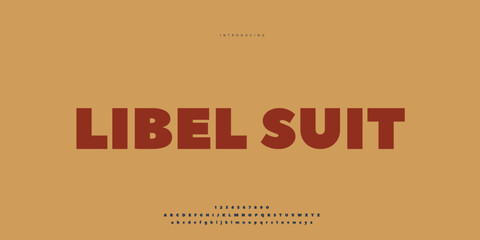 Elegant Font Uppercase Lowercase and Number. Classic Lettering Minimal Fashion Designs. Typography modern Sen Serif fonts regular decorative vintage concept. vector illustration © SyedMuhammad