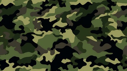 Generative AI : Camouflage seamless pattern Military texture. Abstract camo. Print on fabric on clothes. 