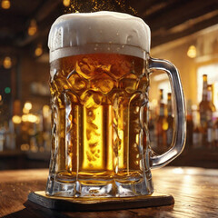 glass of beer generative ai