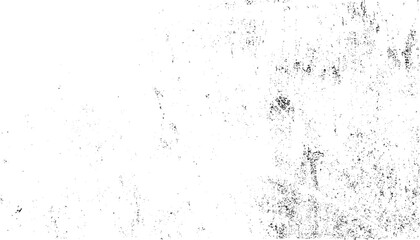 Grunge Black and White Distress Texture .Wall Background. Black grainy texture isolated on white background. Dust overlay. Dark noise granules. Vector Illustration