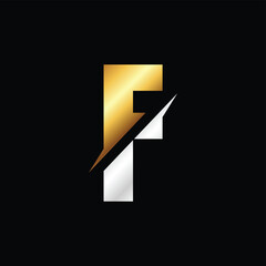 Letter F Luxury Logo Design Template Inspiration, Vector Illustration.