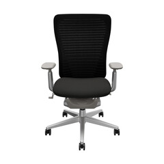 Modern accent chairs front view 3 d rendering. High quality transparent background image.