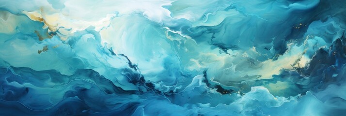 Fototapeta na wymiar Abstract Oil Blue Paint Texture On , Banner Image For Website, Background abstract , Desktop Wallpaper