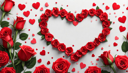 Valentinstag Hintergrund Karte, generated image
