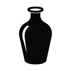 Ceramic vase icon vector on trendy design