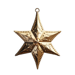 Fototapeta premium Christmas tree star ornament