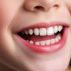 Innocence Unveiled: The Sparkling Charm of a Child's Dental Sunshine