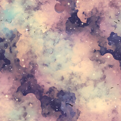 seamless abstract pink galaxy texture pattern