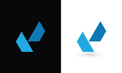V letter logo design vector illustration