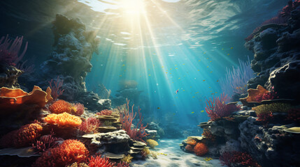 A underwater view
