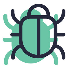 illustration of a icon firebug