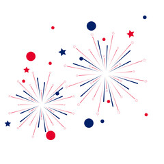 Fireworks celebrate Australia's Independence Day. Mealistic and detailed of a spectacular fireworks, colorful, bright, festive, celebration, independence day, new year, christmas, diwali, eid