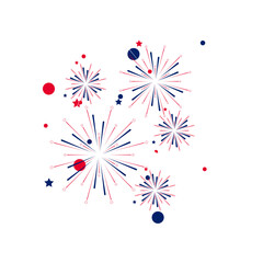 Fireworks celebrate Australia's Independence Day. Mealistic and detailed of a spectacular fireworks, colorful, bright, festive, celebration, independence day, new year, christmas, diwali, eid