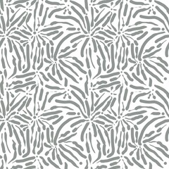 Seamless abstract textured pattern. Simple background grey and white texture. Digital brush strokes background. Lines. Designed for textile fabrics, wrapping paper, background, wallpaper, cover.