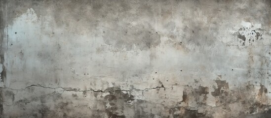 A dilapidated concrete wall with a gritty texture - obrazy, fototapety, plakaty