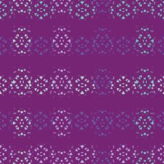 Old wallpaper on the wall.