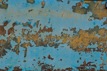 Gray texture of old cracked paint, grunge background
