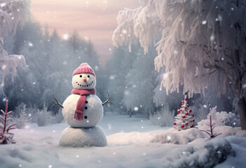 A Frosty Friend in a Winter Wonderland