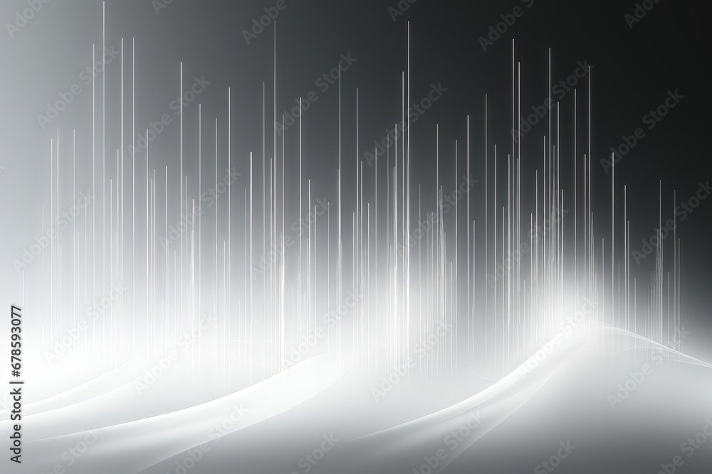 Wall mural an abstract wallpaper, creating a visually serene and ethereal composition that emphasizes the inter