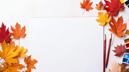 Naklejka na ściany i meble Autumn composition.