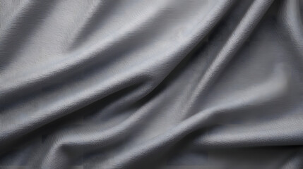 Obraz premium Gray melange jersey fabric for background. Generative Ai.