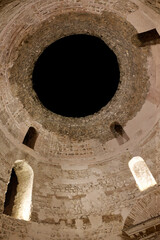 The circular Vestibule of Diocletian's Palace, Split, Croatia
