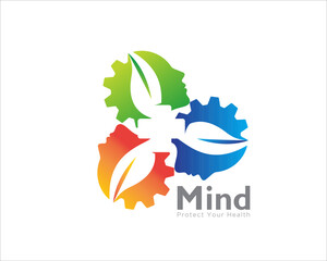 mind health logo designs for medical and consult logo