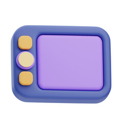 3D Drawing Tablet Illustration