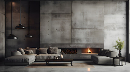 An industrial-themed image featuring metallic textures and grays, excellent for conveying a sleek and modern color scheme. - obrazy, fototapety, plakaty
