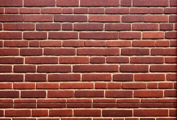 Fototapeta premium stone wall made of red brick, generative ai