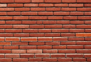 Obraz premium stone wall made of red brick, generative ai