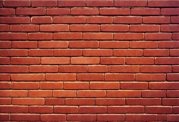 Obraz premium stone wall made of red brick, generative ai