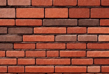 Obraz premium stone wall made of red brick, generative ai