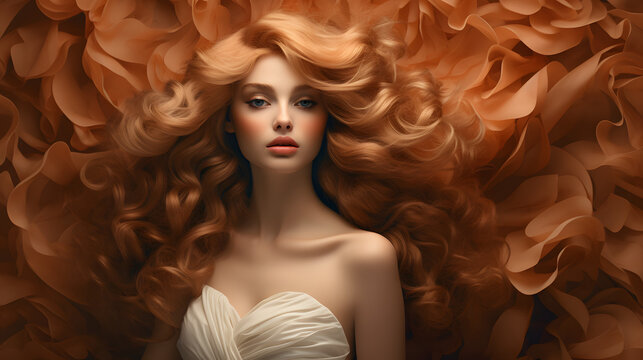 Luxurious beauty Texture. Generative Ai.