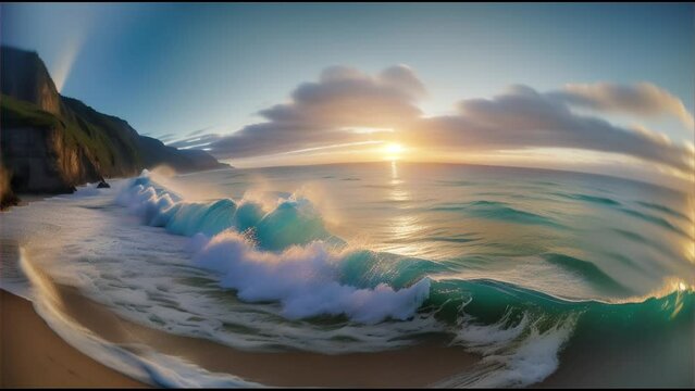 Beautiful Ocean Sunrise