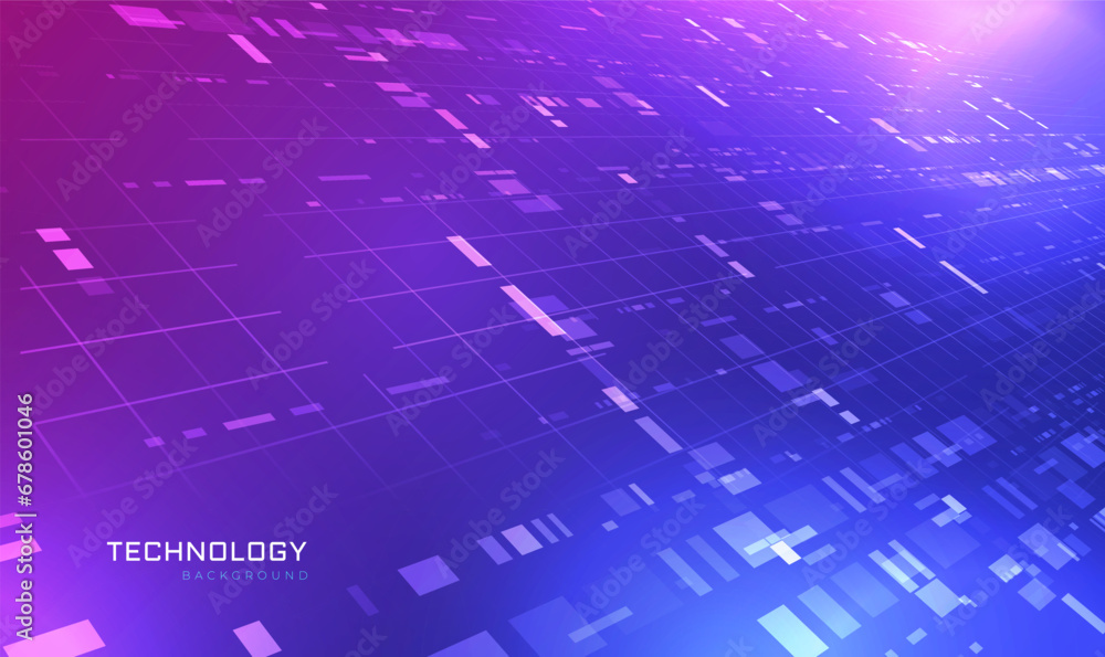 Poster abstract futuristic high speed data transfer, illustration high digital technology background. elect