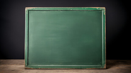 Small green chalk board - obrazy, fototapety, plakaty
