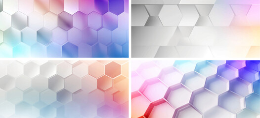 Obraz premium presentation science corporate network graphic tech brochure website layout illustration shape 