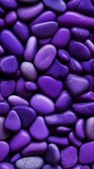 Seamless Pattern of Purple Pebbles, Pebble Stones
