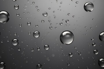 Realistic clear water drops are ready. Rain falls on the glass