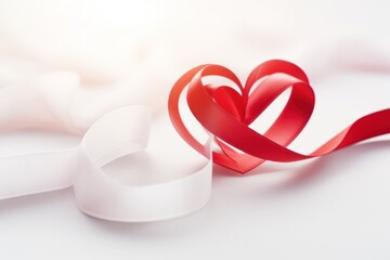 Valentine's Day heart-shaped copy space background