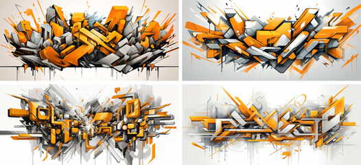 artistic graphic image artwork grunge splash graffiti layout retro illustration shape futuristic oil © shabanashoukat49