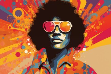 We want the funk 70 seventies retro poster style illustration, got to have the funk