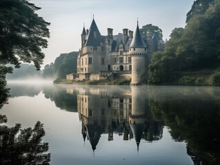Obraz premium Free photo ancient castle in the mountains