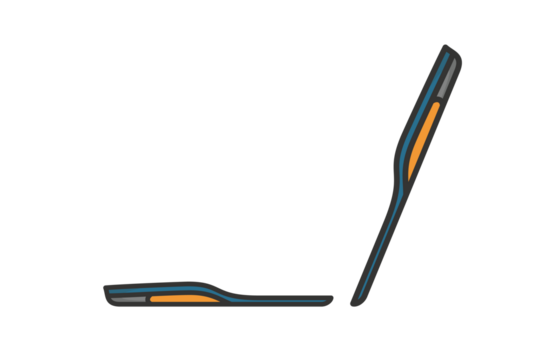 Comfortable Orthotics Shoe Insole Front View vector illustration. Fashion object icon concept. Insoles for a comfortable and healthy walk vector design.