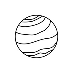 Planet icon vector. astronomy illustration sign. space symbol. science logo. © Denys