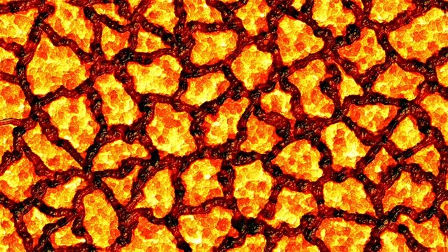 Hot Burning Magma Lava Background (Customizable)