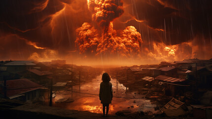 Conceptual photo of the apocalypse