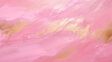 Pink gold foil paper decorative texture background for artwork. Generative Ai.