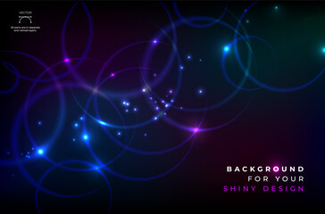 Abstract shiny circle background for your design
